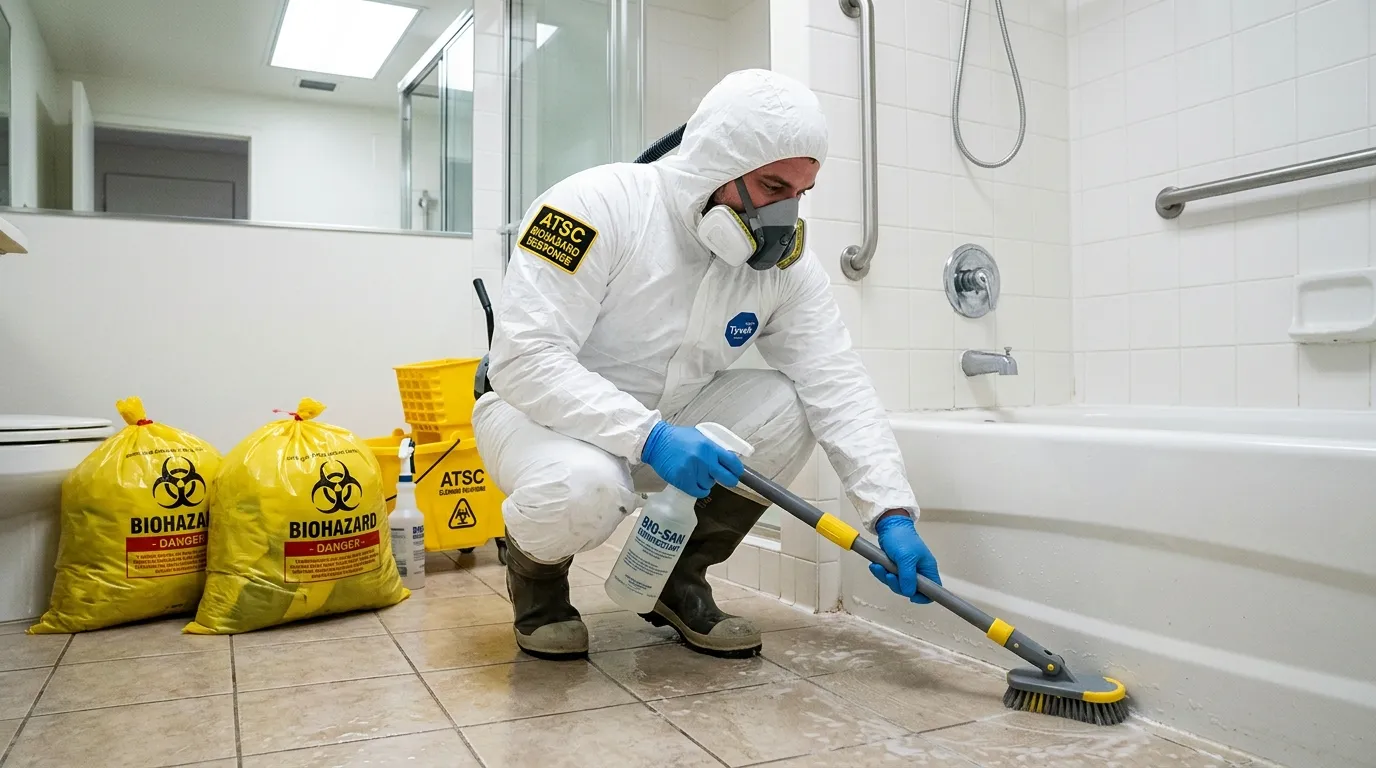 Decontamination equipment deployed for Blood Cleanup in Brookland